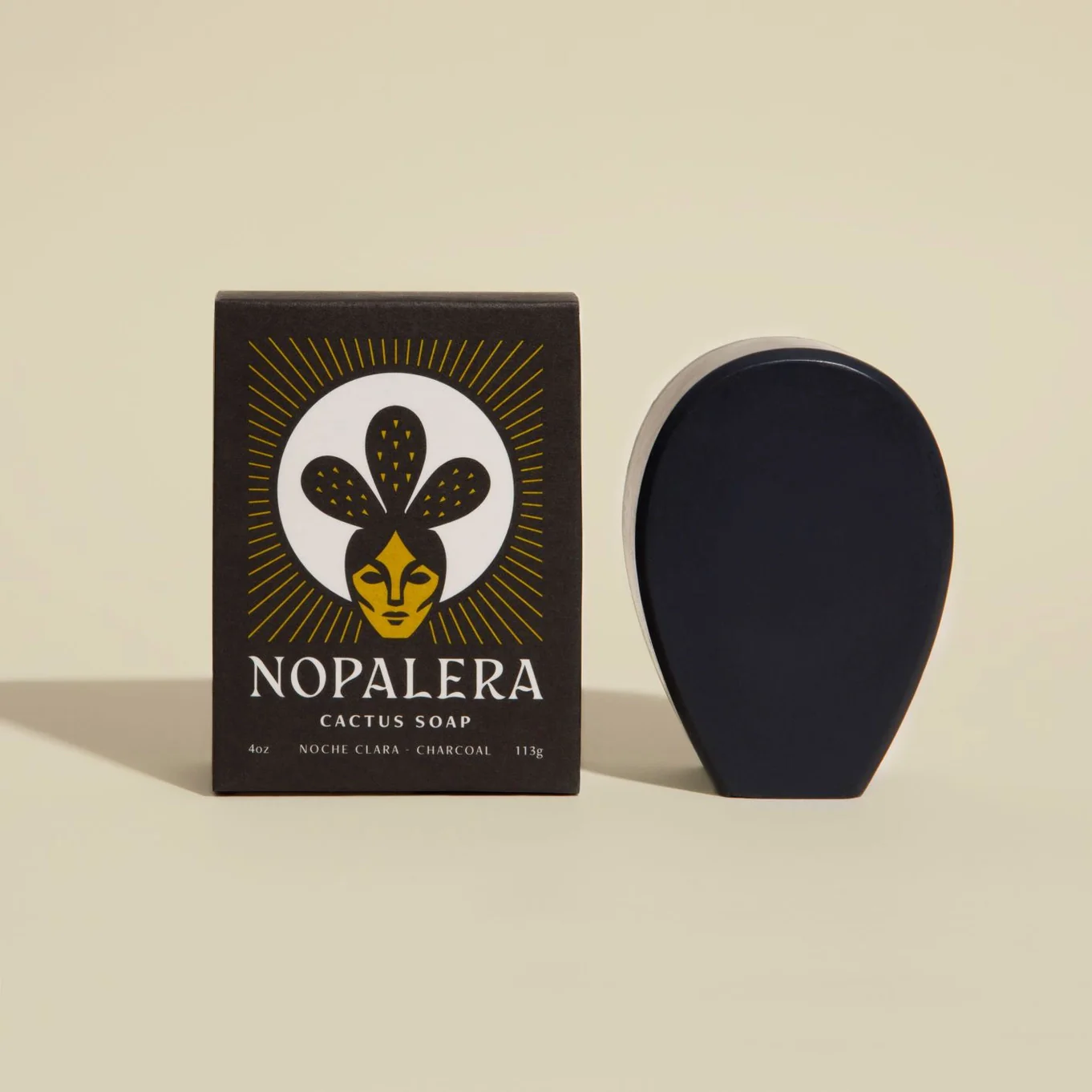 Noche Clara Cactus Soap with Charcoal, Sage and Eucalyptus - Image 3