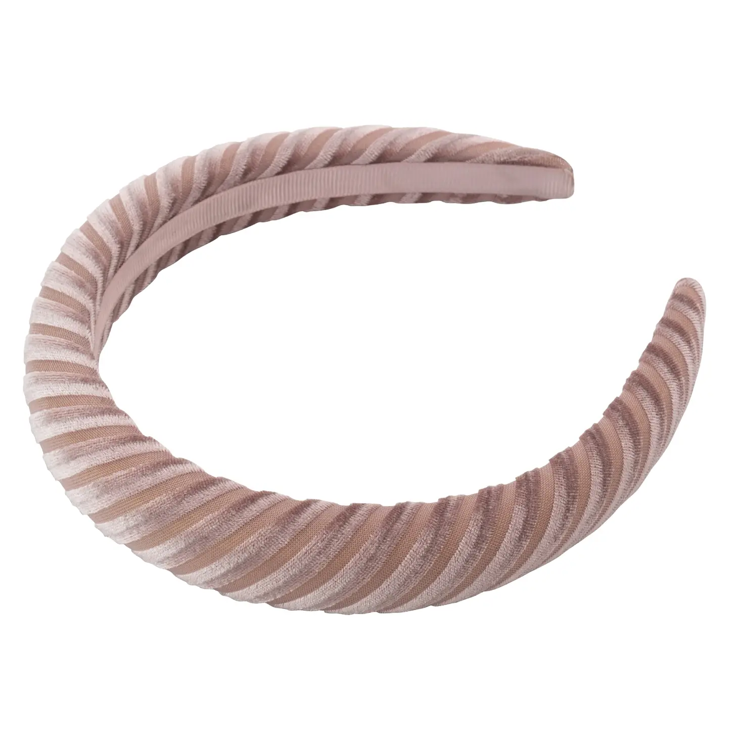 Padded Velvet Strip Blush Headband - Image 3
