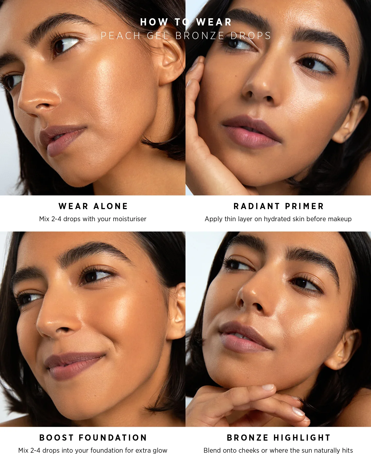 Peach Gel Bronze Drops - Image 3