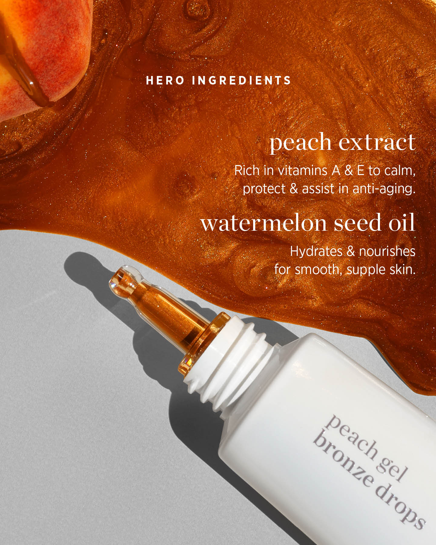 Peach Gel Bronze Drops - Image 6