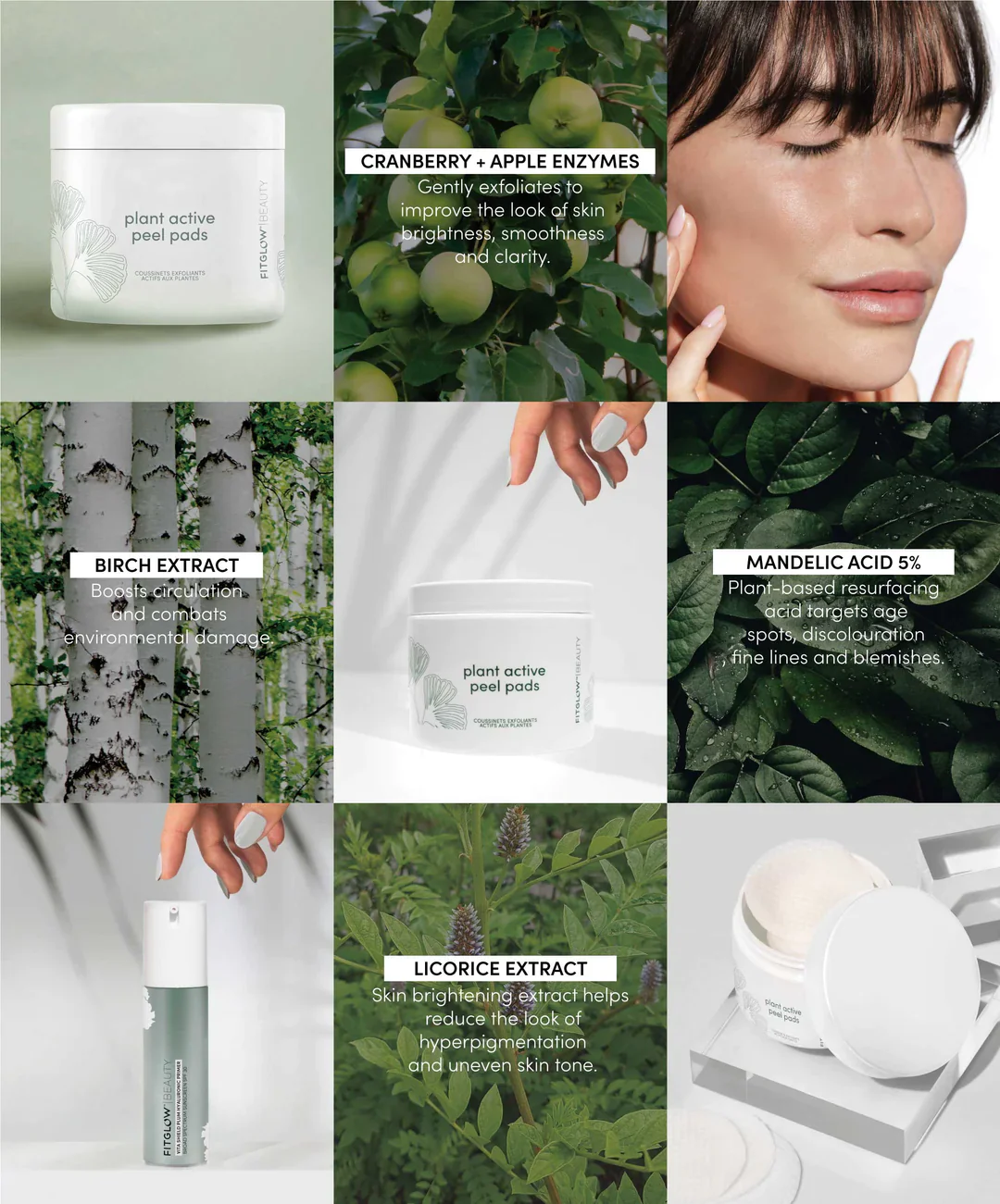 Plant Active Peel Pads with AHA and BHA - Image 3