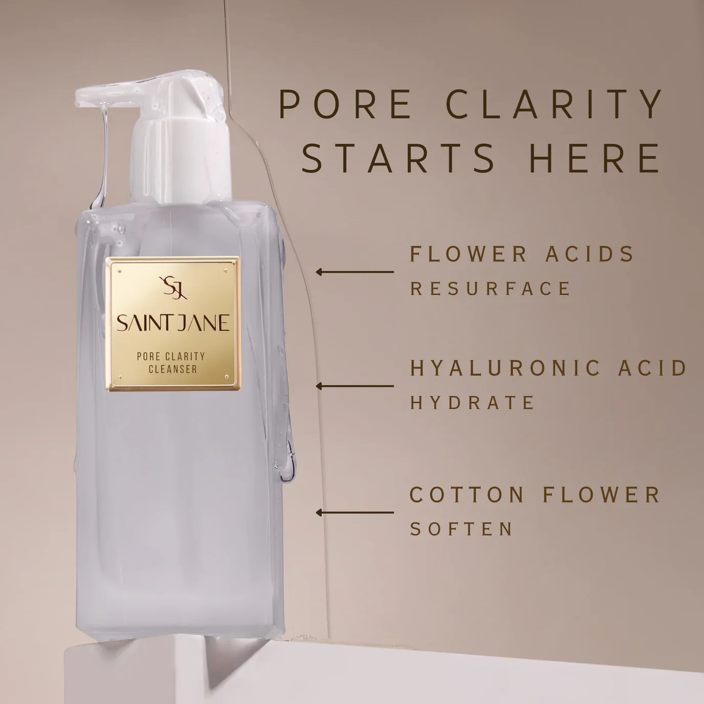 Pore Clarity Hyaluronic + Flower Acid Cleanser - Image 5