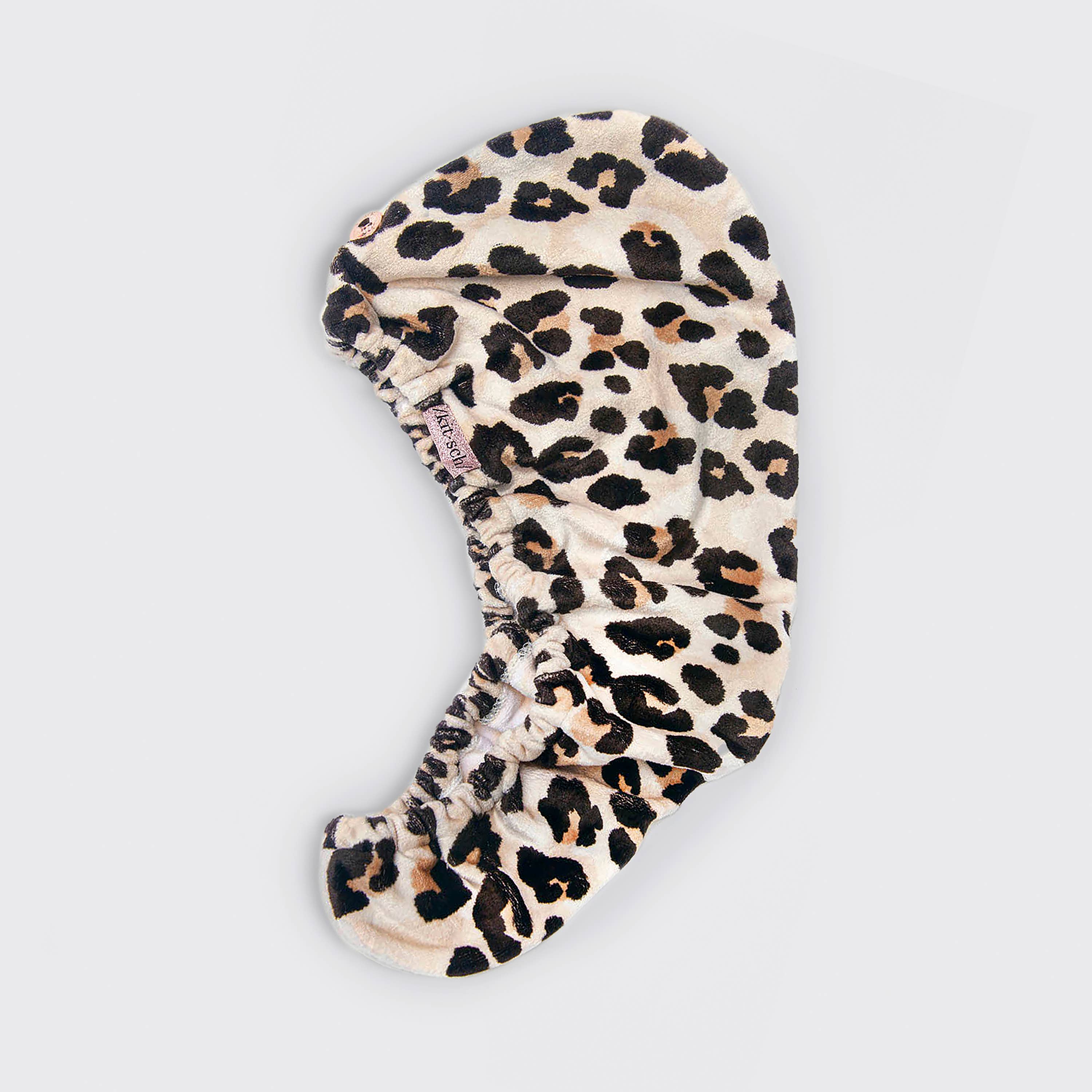 Quick Dry Hair Towel - Leopard - Image 3
