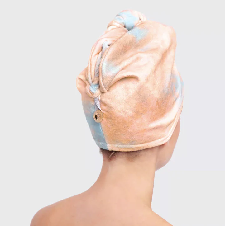 Quick Dry Hair Towel - Tie Dye - Image 3