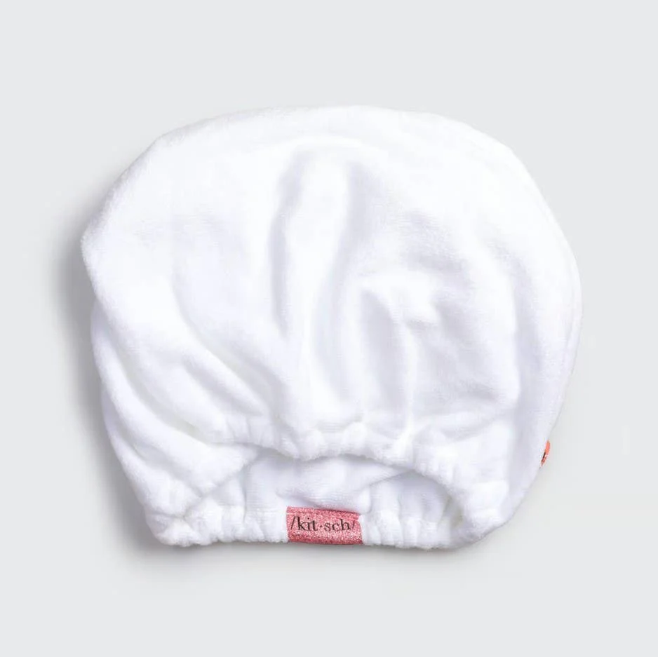 Quick Dry Hair Towel - White - Image 5