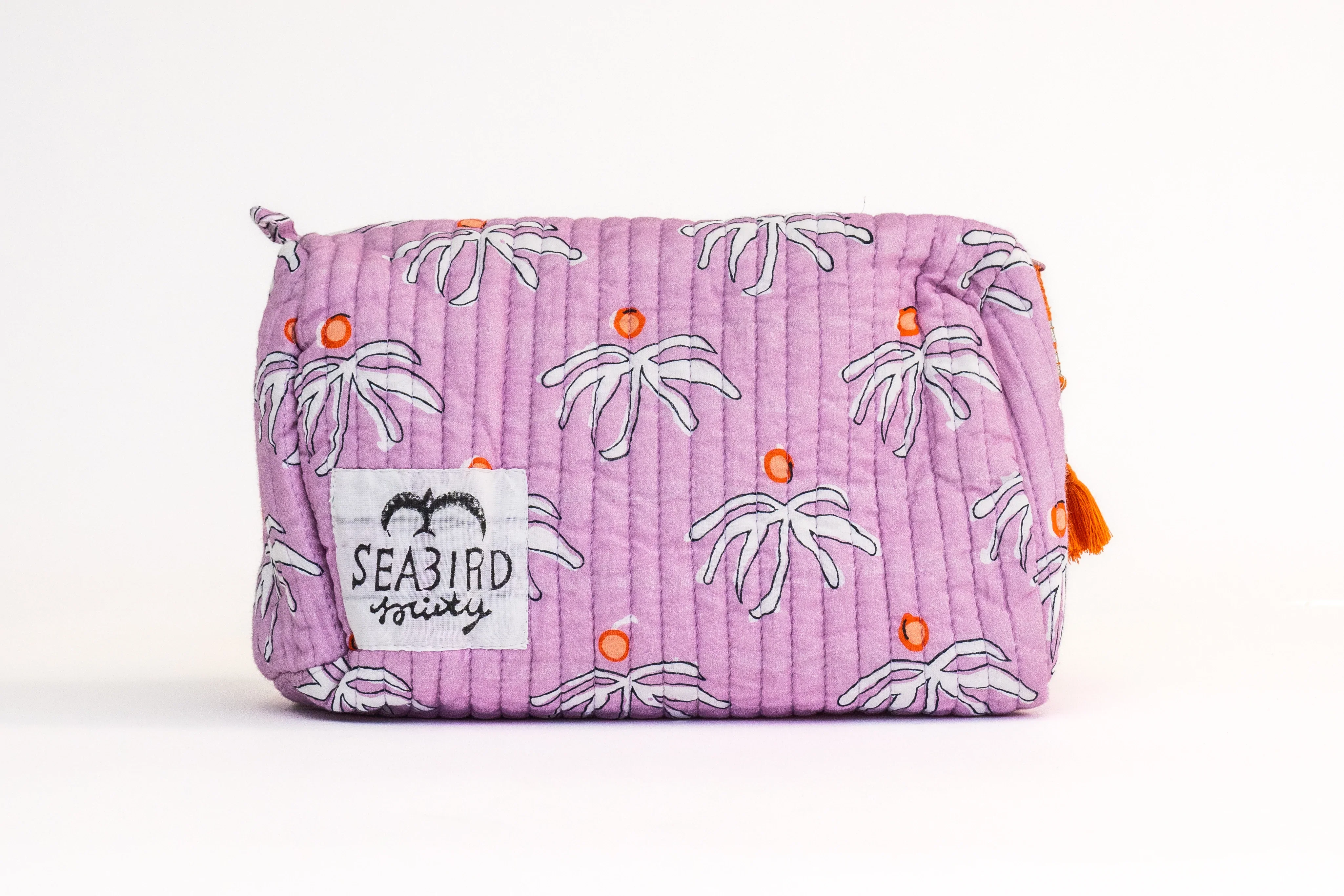 Quilted Cosmetic Bag Large - Image 3