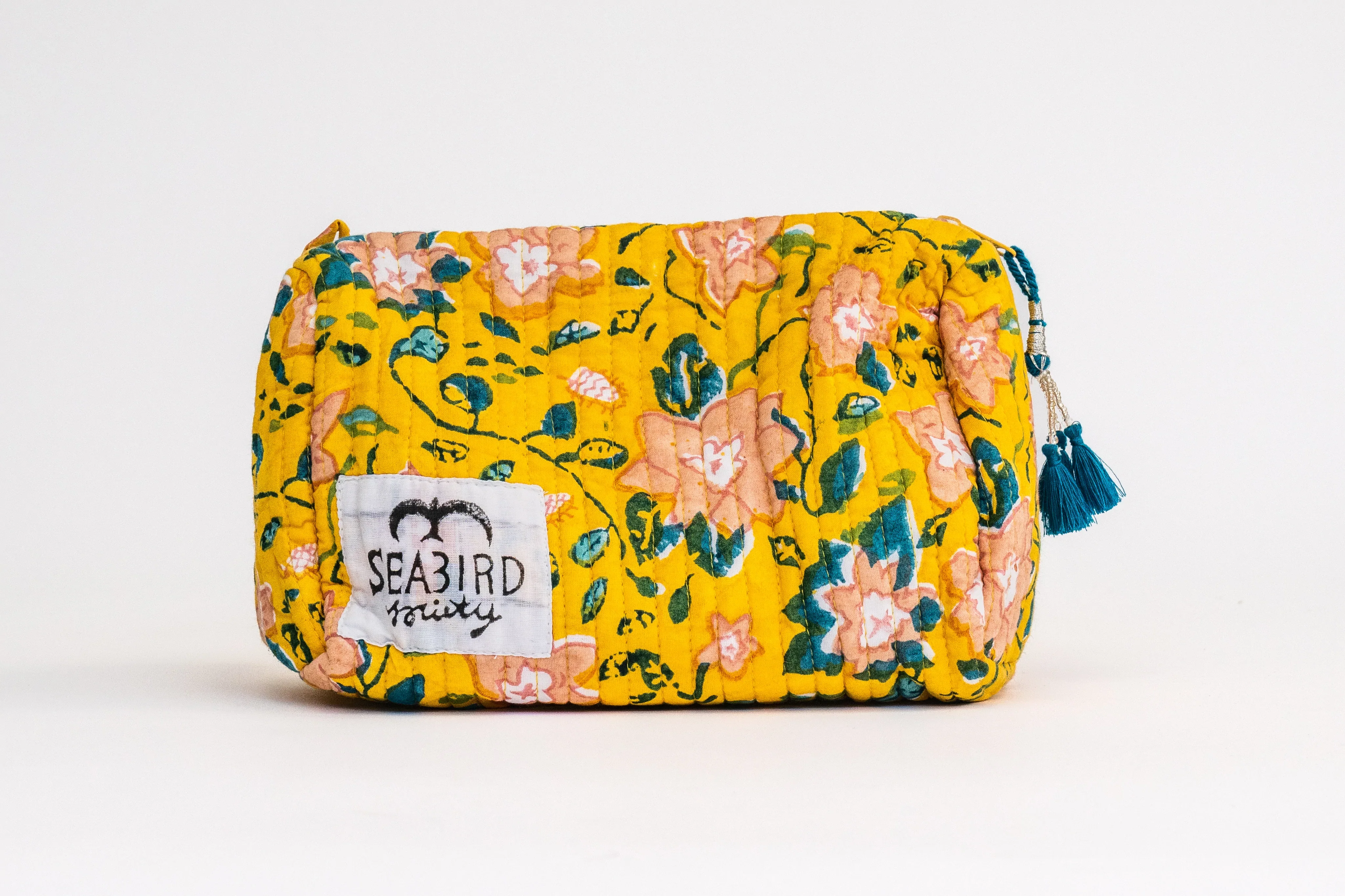 Quilted Cosmetic Bag Large - Image 4