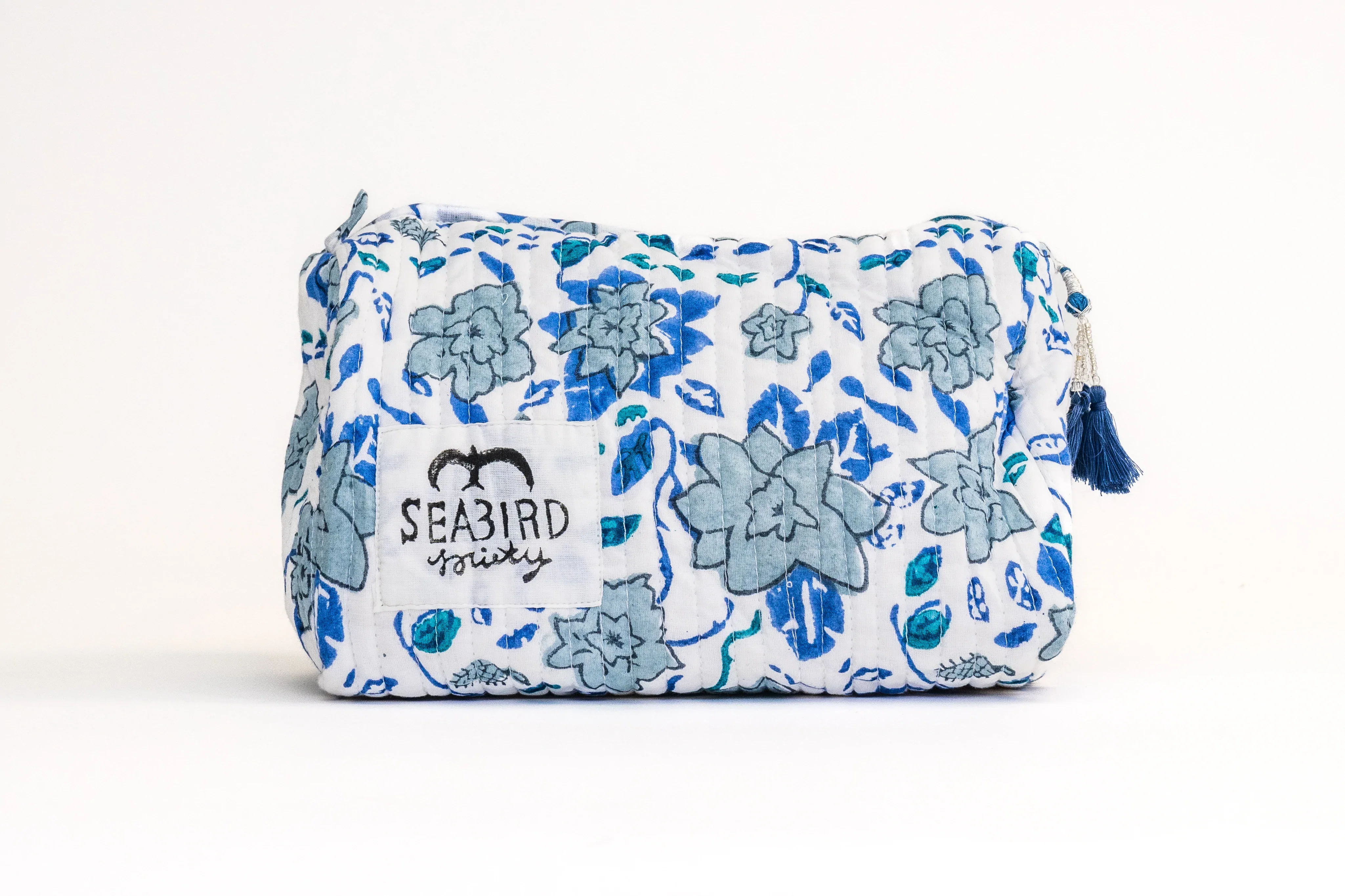 Quilted Cosmetic Bag Large - Image 5