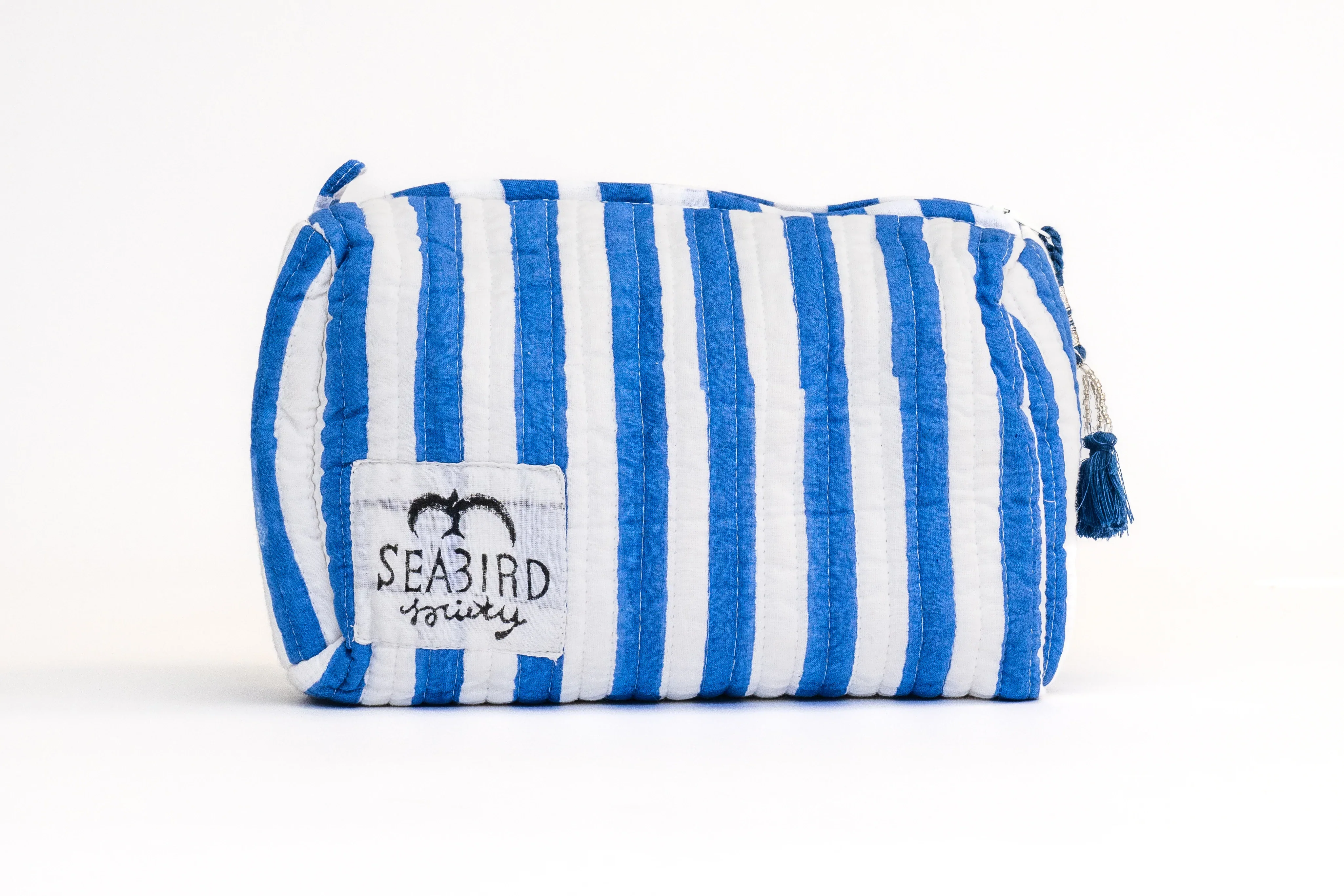 Quilted Cosmetic Bag Large - Image 6