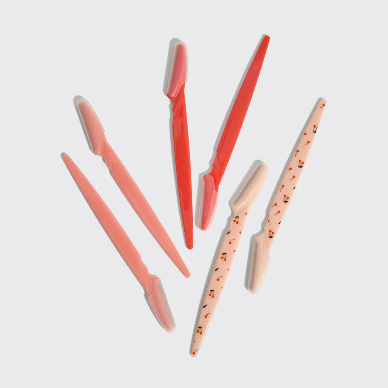 Recycled Plastic Dermaplaners 6pc Set - Asstd Cherry Blossom - Image 3