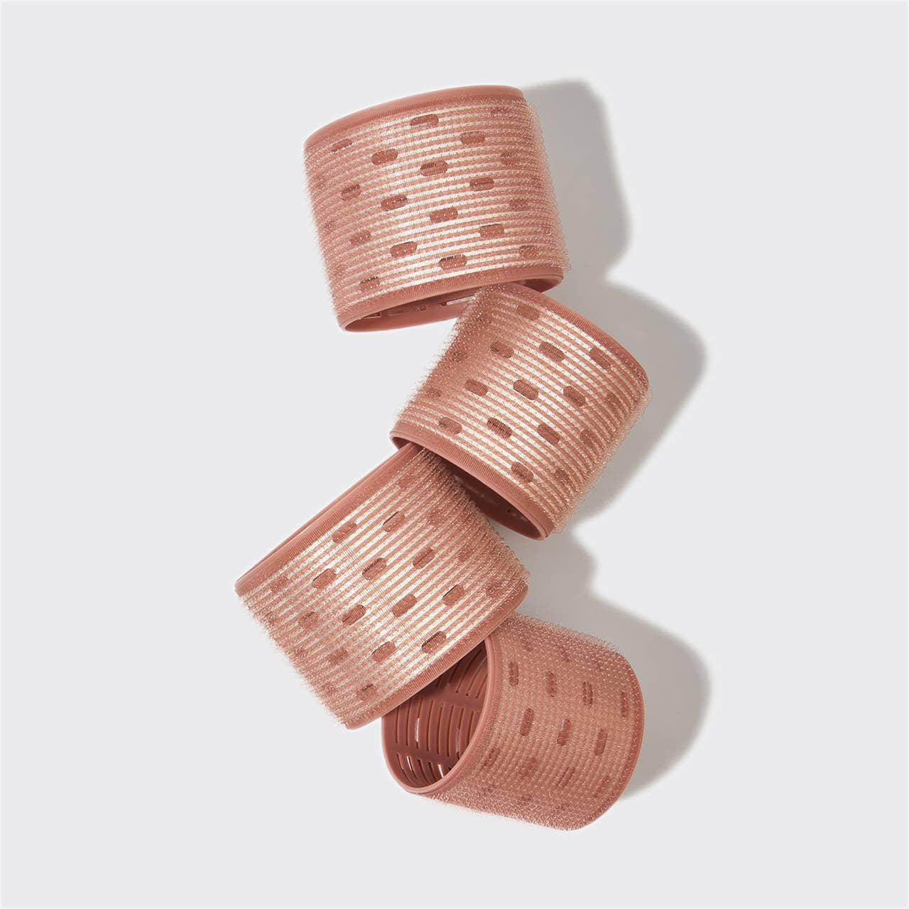 Recycled Plastic XL Thermal Rollers 4pc Set - Terracotta - Image 4