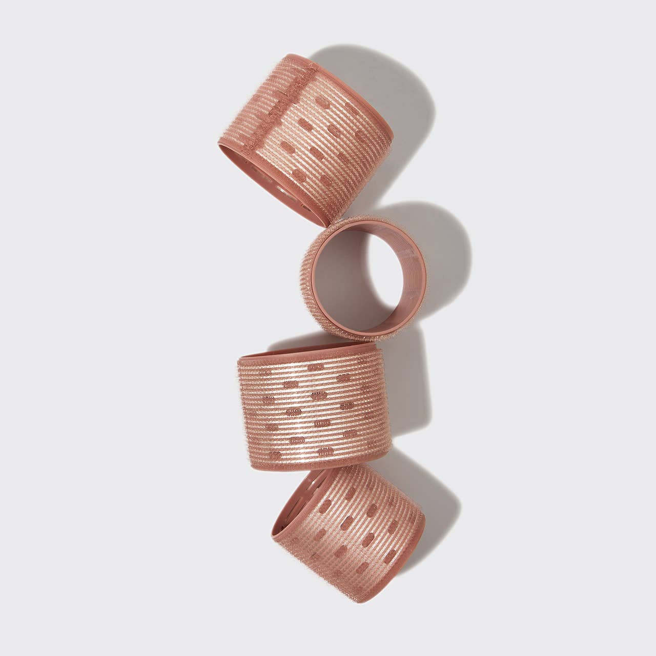 Recycled Plastic XL Thermal Rollers 4pc Set - Terracotta - Image 7