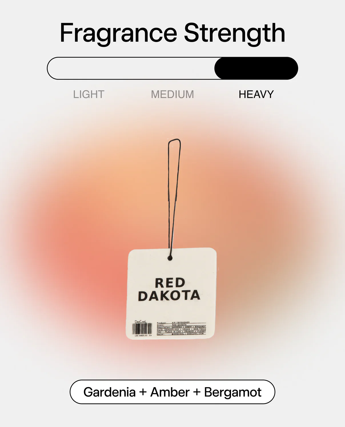 Red Dakota Air Freshener - Image 3