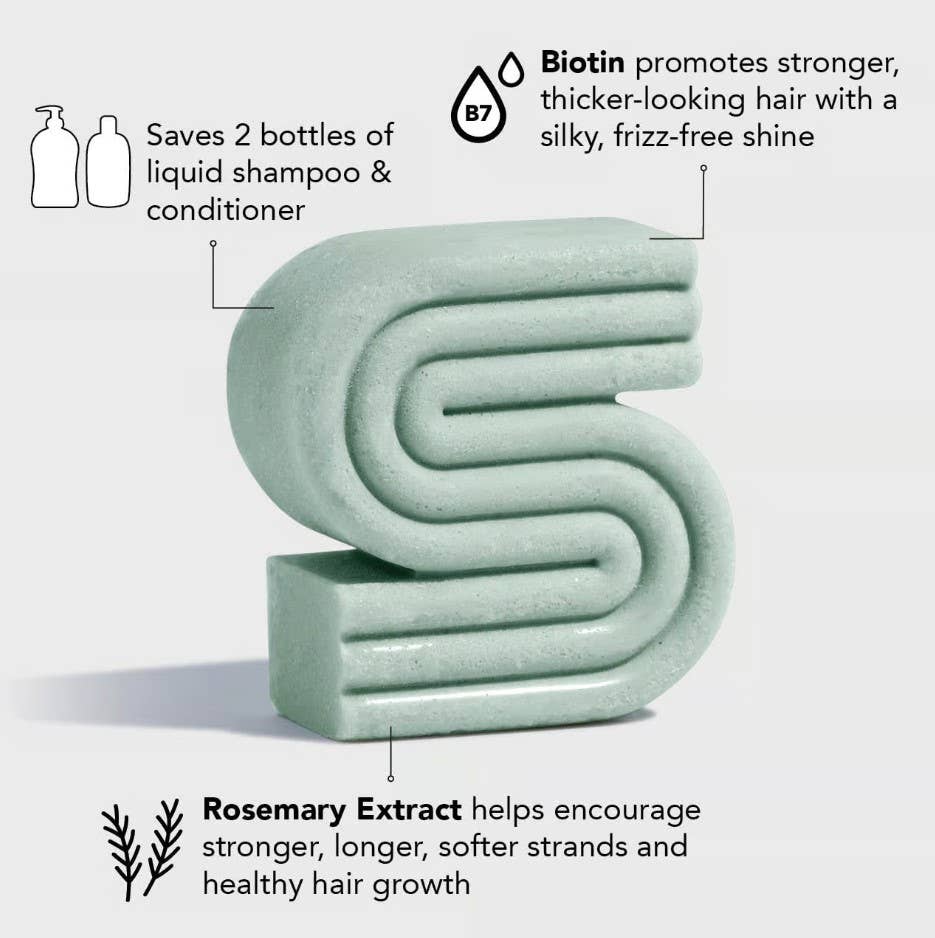 Rosemary & Biotin Volumizing Solid Shampoo - Image 3