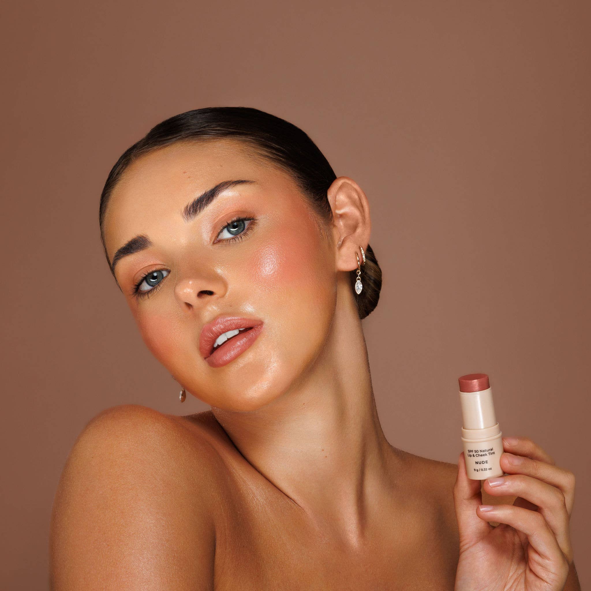 SPF 50 Natural Lip & Cheek Tint - Nude - Image 3
