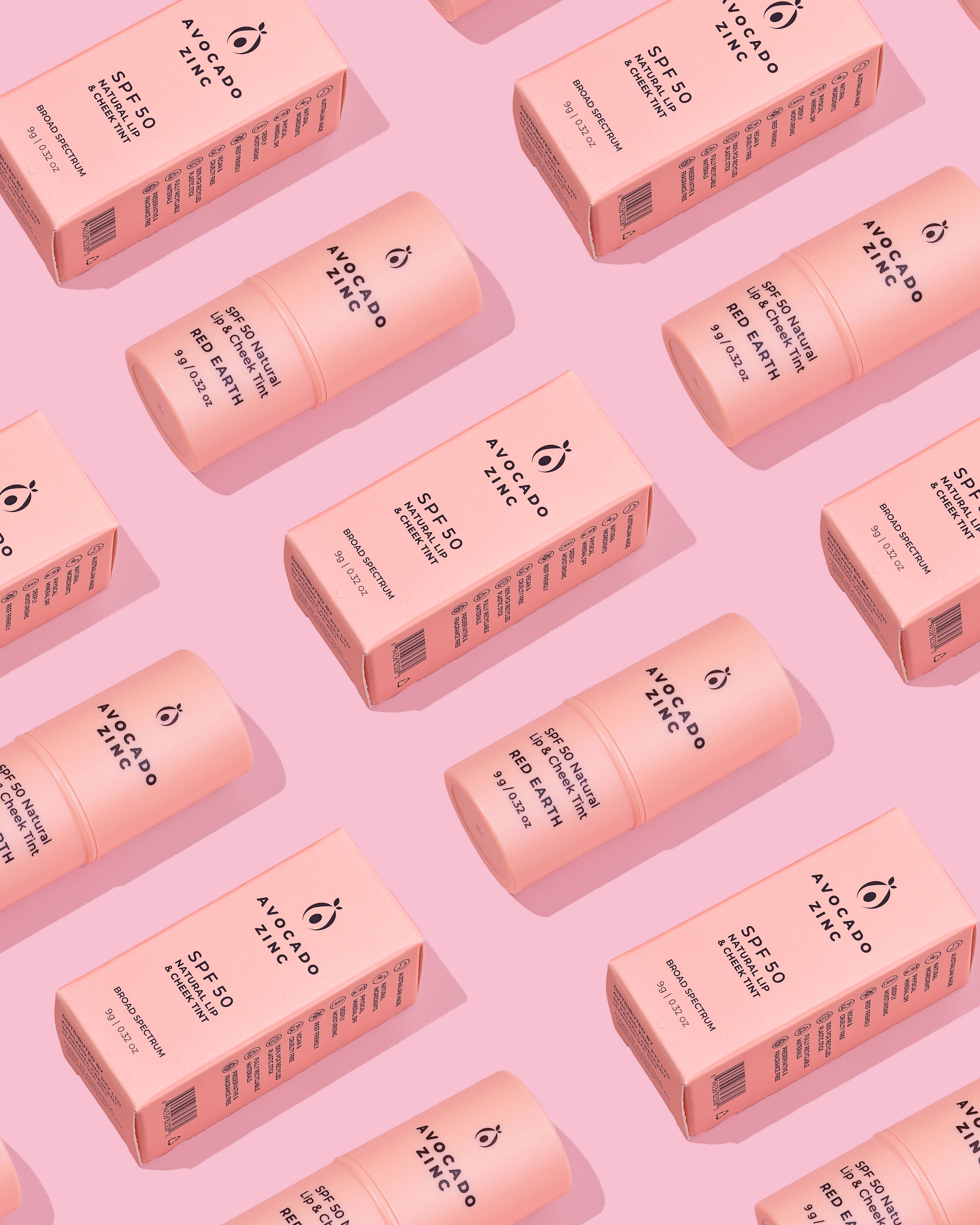 SPF 50 Natural Lip & Cheek Tint - Red Earth - Image 5