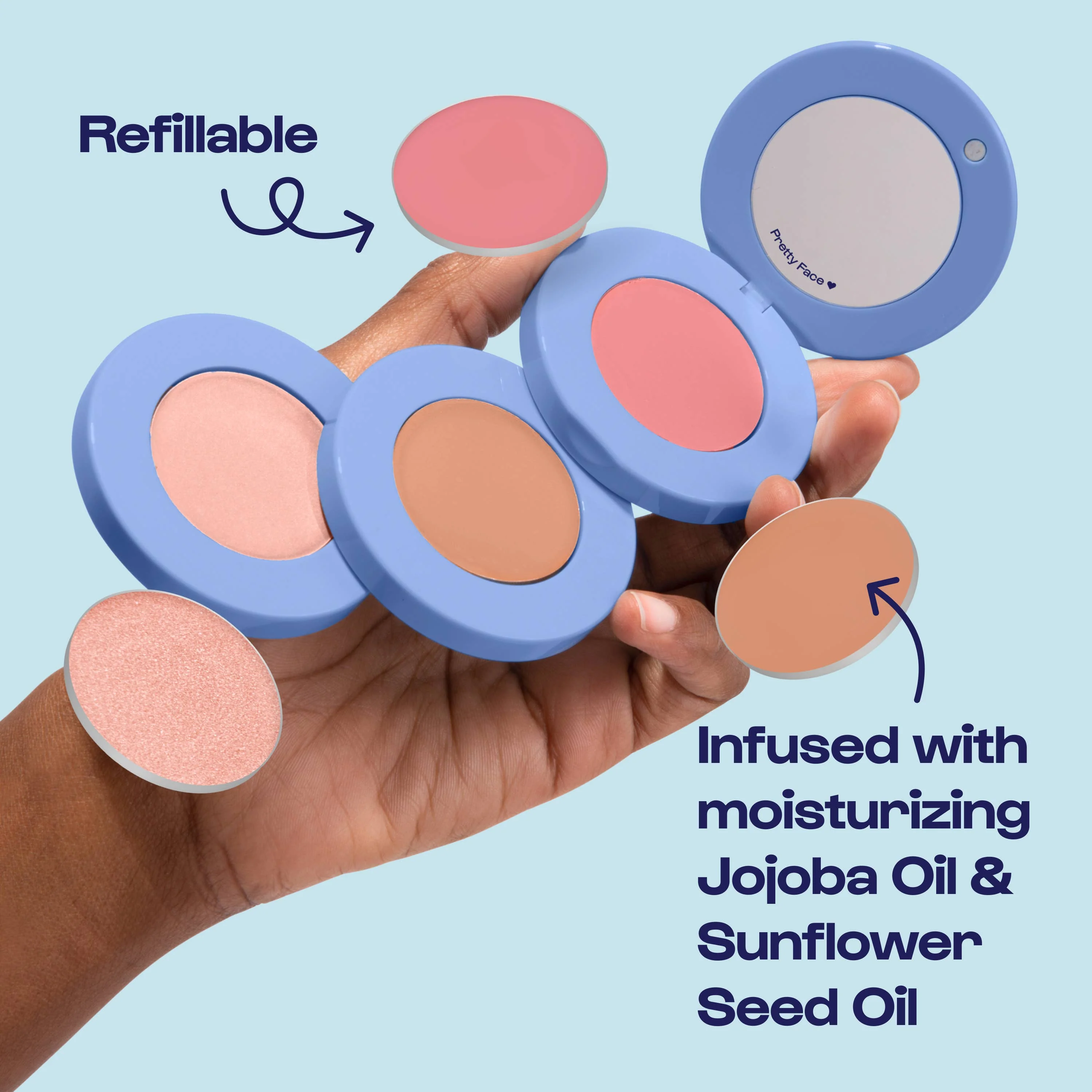 Stack the Odds Cream Blush, Bronzer and Highlighter Compact - Image 3