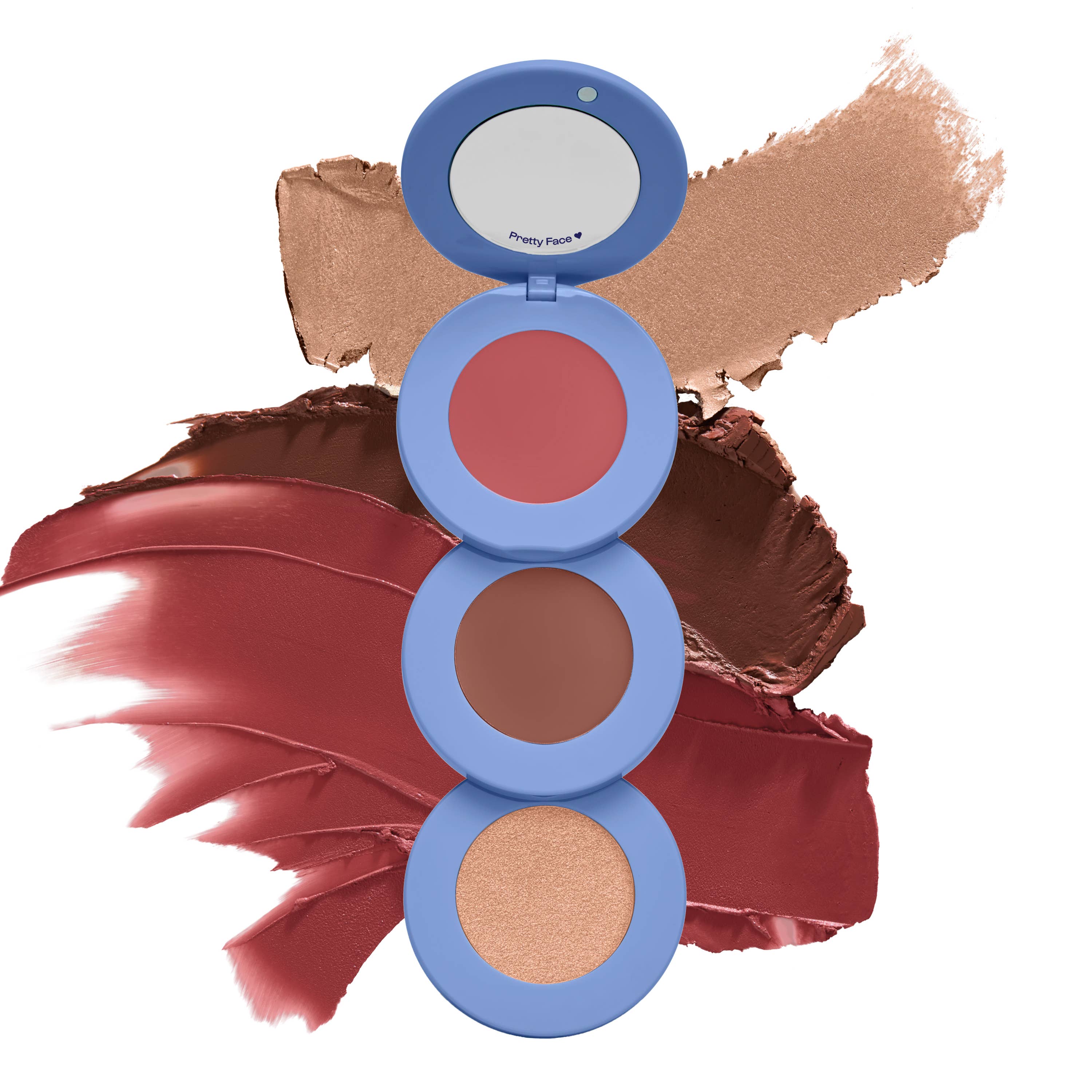 Stack the Odds Cream Blush, Bronzer and Highlighter Compact - Image 4