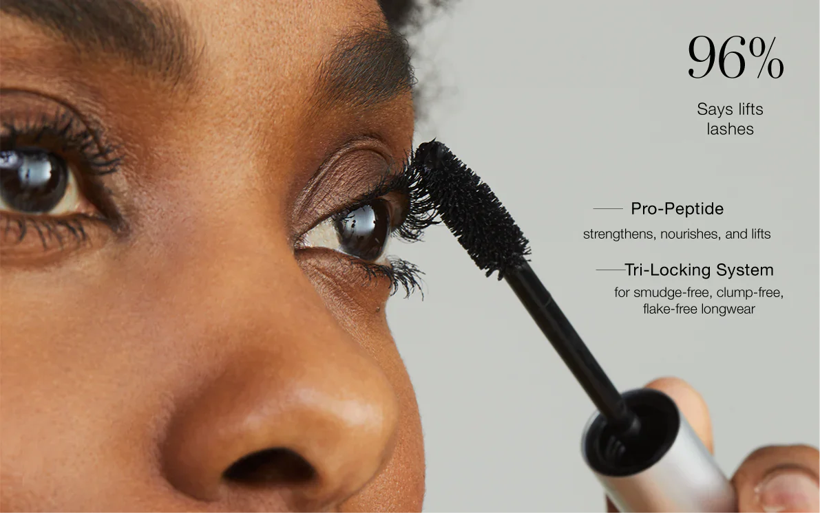 Straight Up Volumizing Peptide Mascara - Image 9