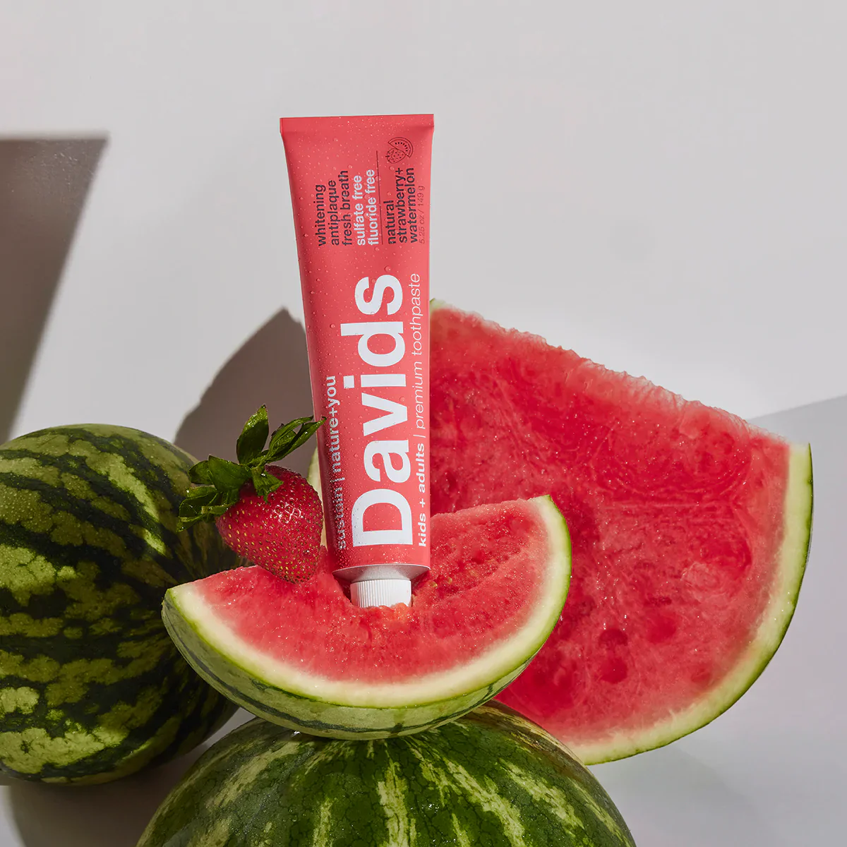 Strawberry Watermelon Premium Toothpaste for Kids + Adults - Image 2