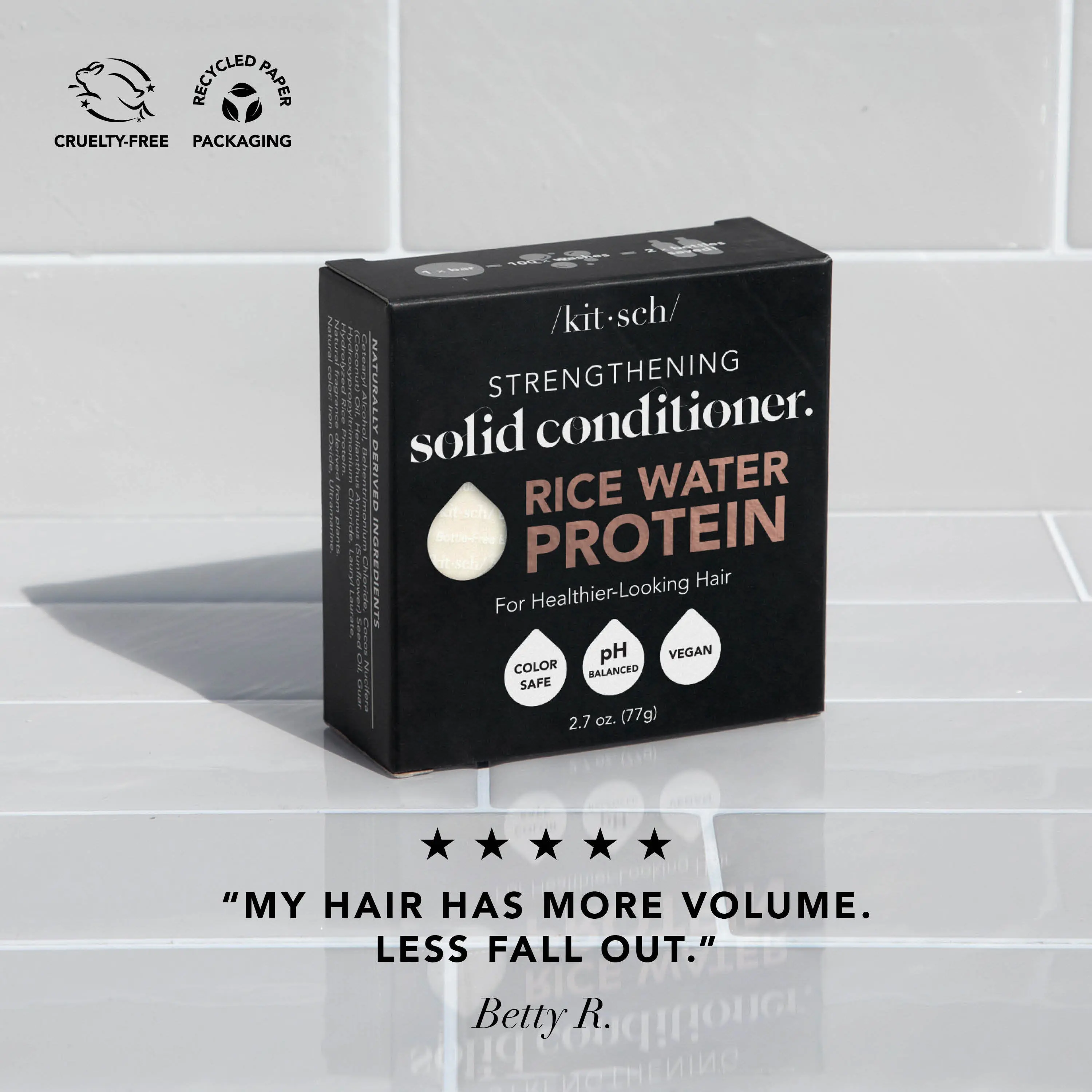 Strengthening Solid Conditioner with Rice Water Protein - Image 3
