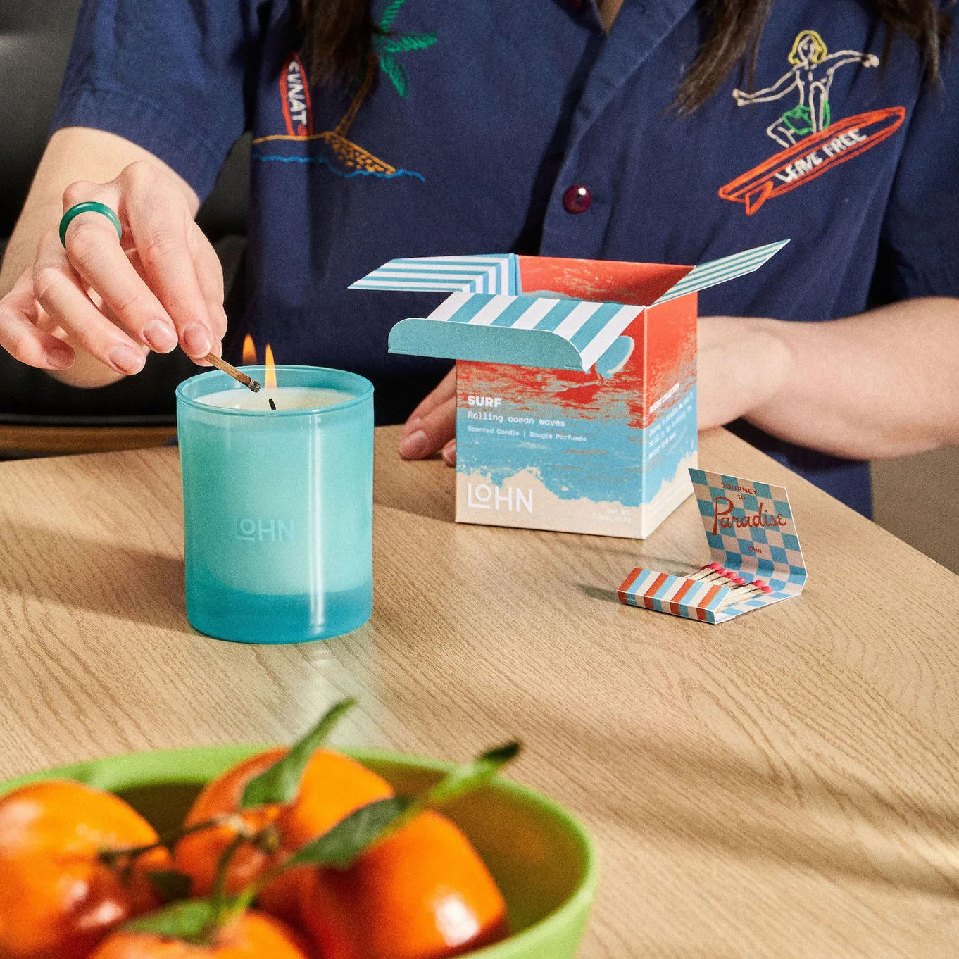 Surf Candle - Rolling Ocean Waves - Image 2