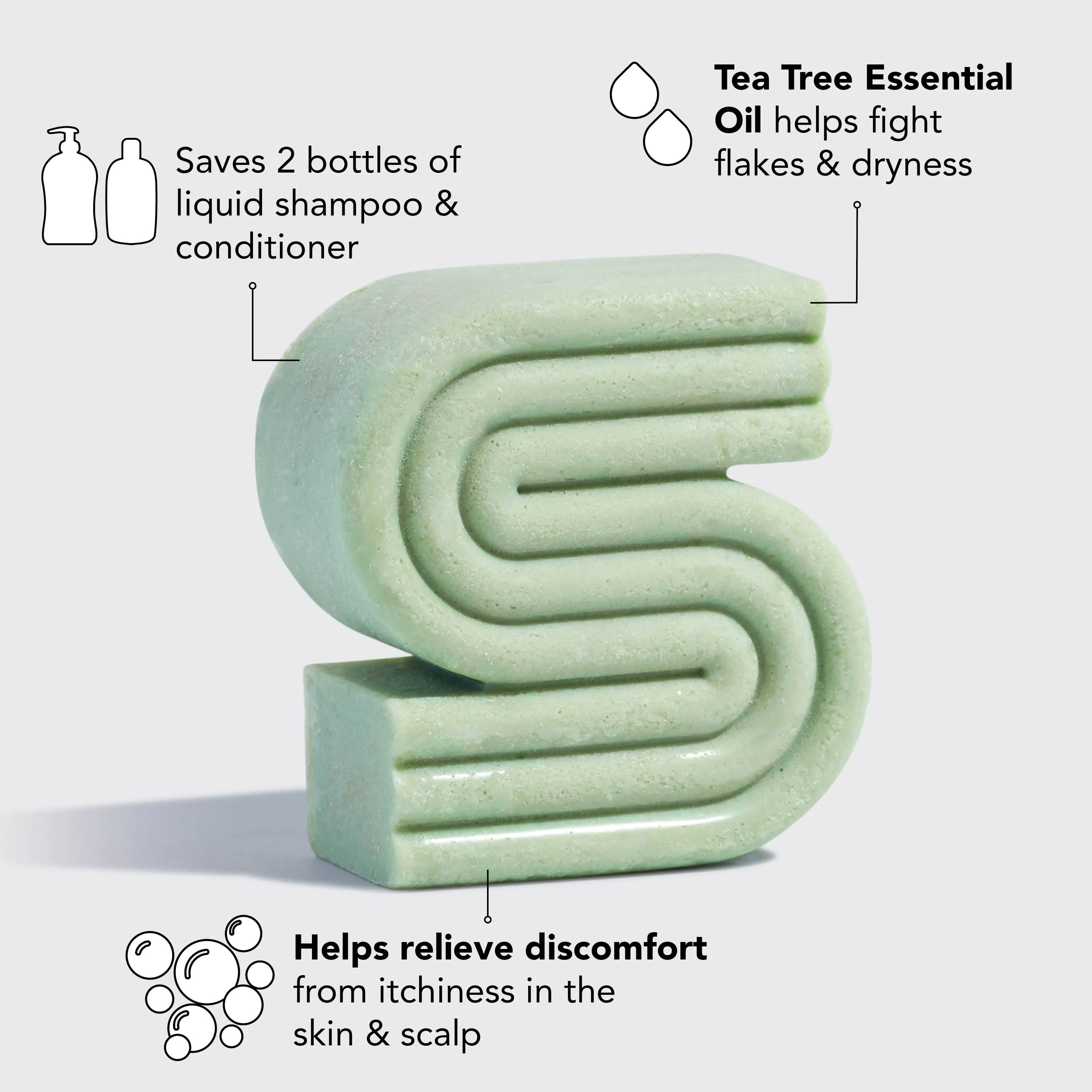 Tea Tree + Mint Clarifying Shampoo Bar - Image 5