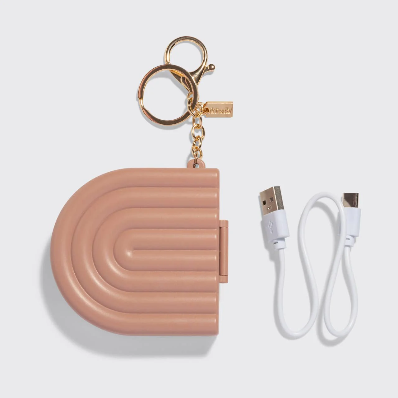 Terracotta Compact Mirror Keychain - Image 4