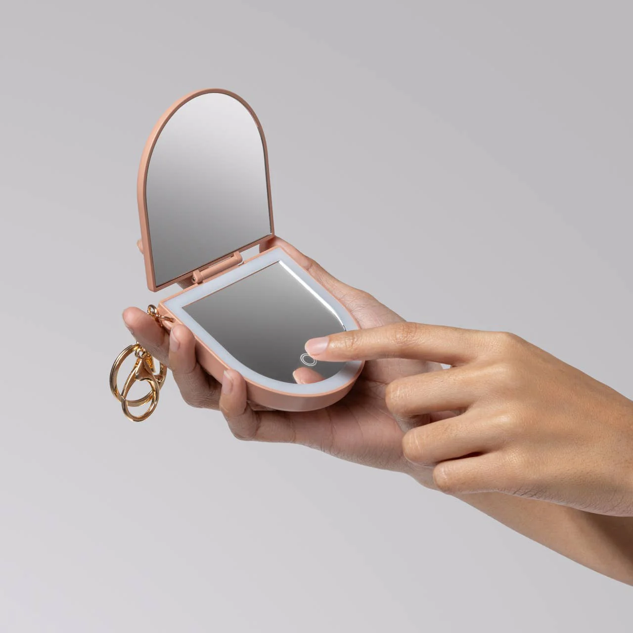 Terracotta Compact Mirror Keychain - Image 6