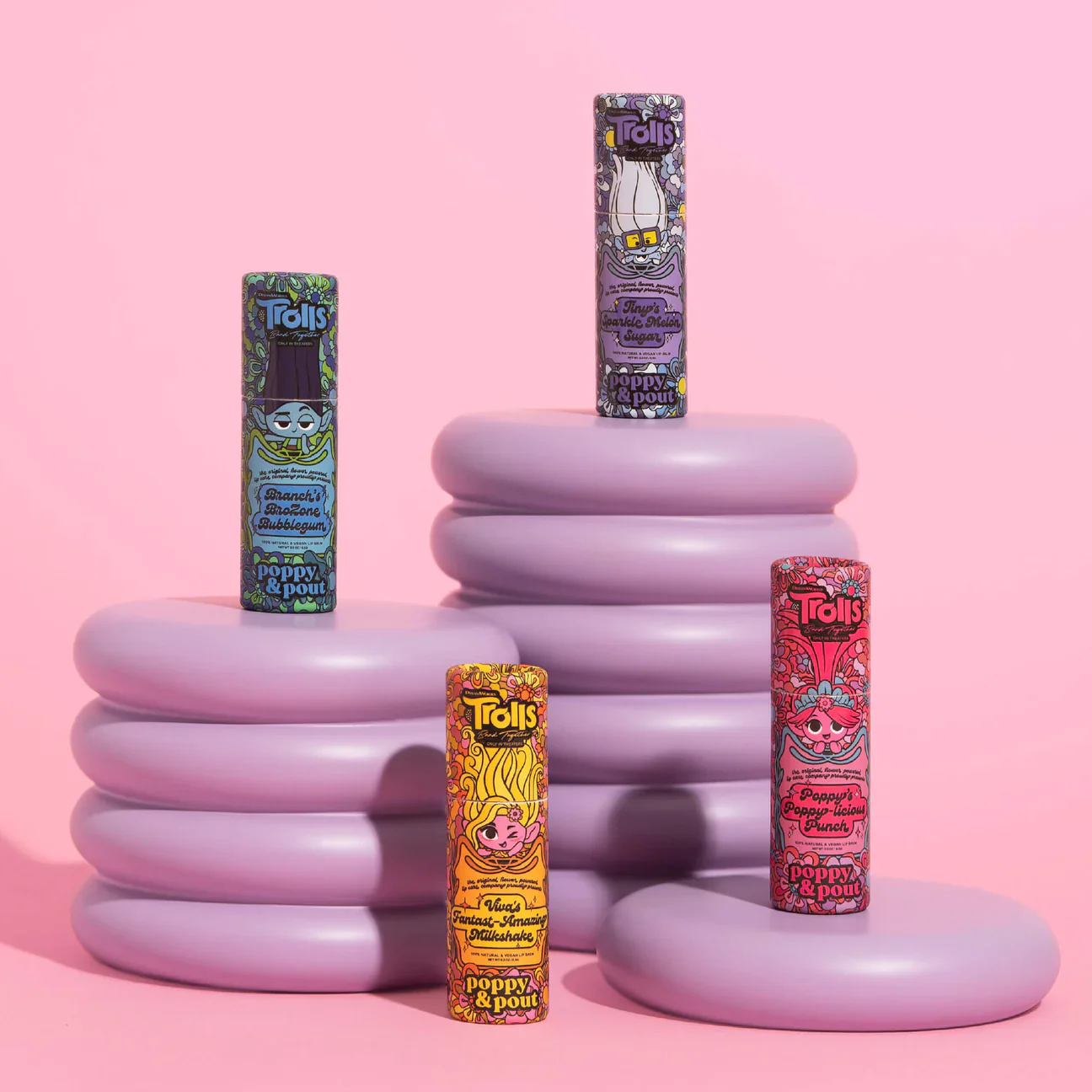 Trolls Band Together x Poppy & Pout Vegan Lip Balm - Image 2