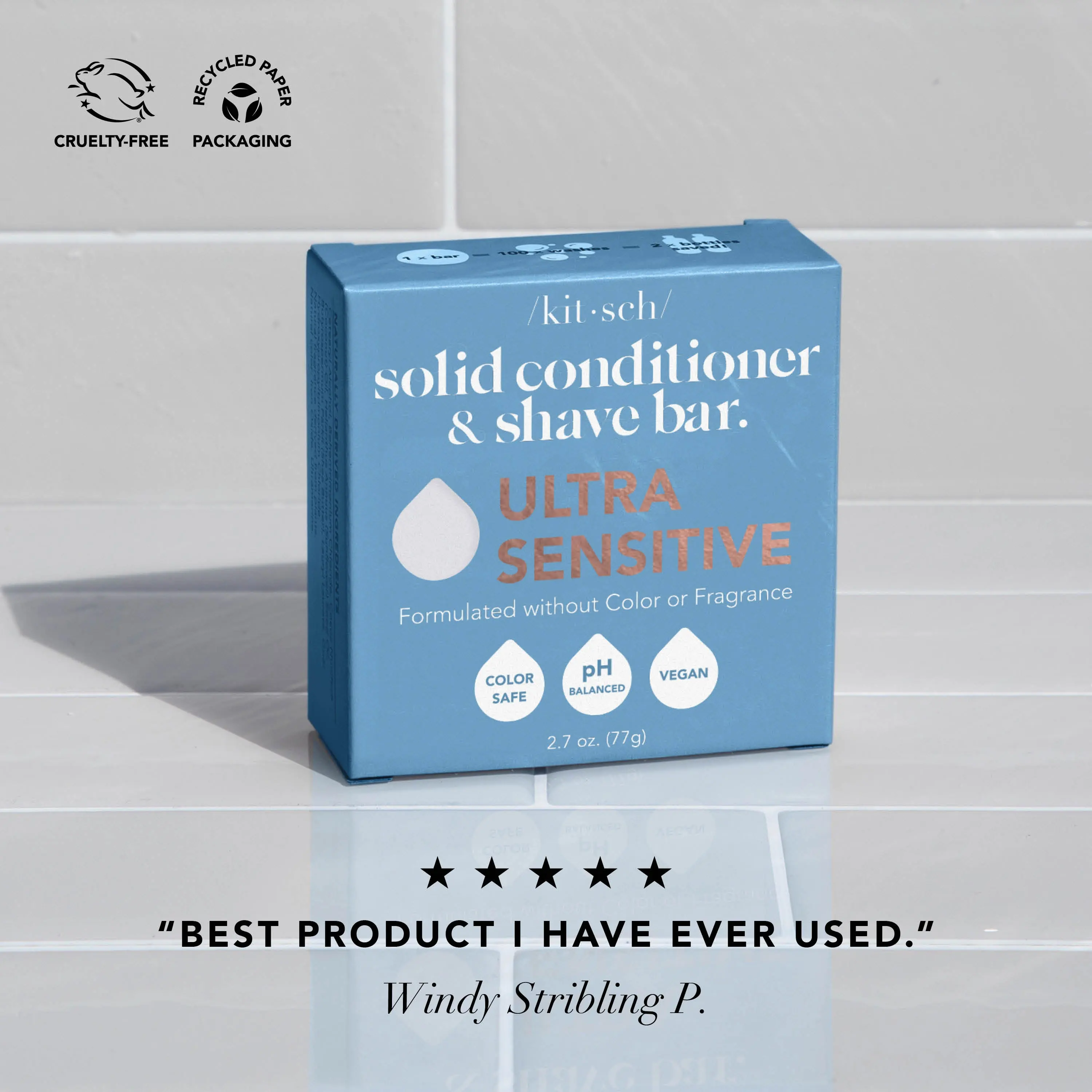 Ultra Sensitive Solid Conditioner & Shave Bar - Image 3