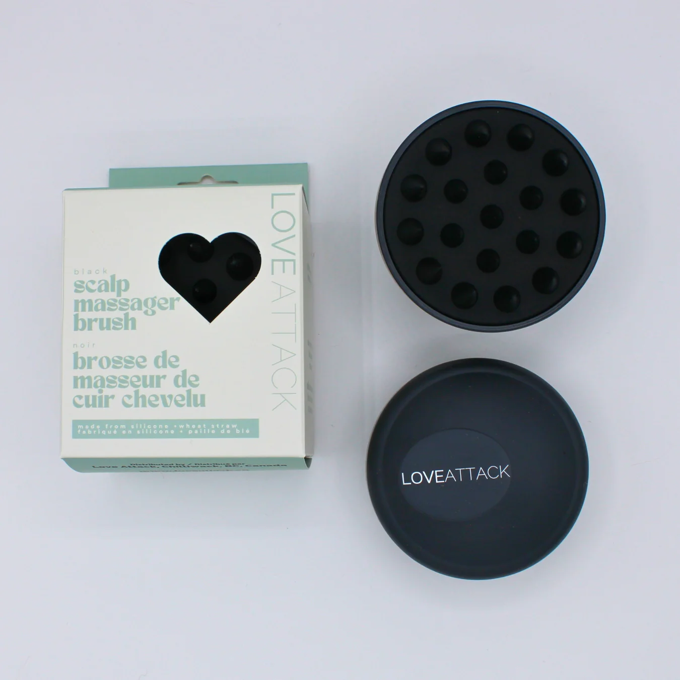 Wheat Straw + Silicone Scalp Massager Shampoo Brush - Image 10