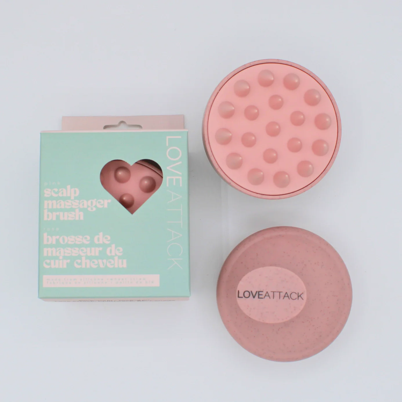 Wheat Straw + Silicone Scalp Massager Shampoo Brush - Image 5