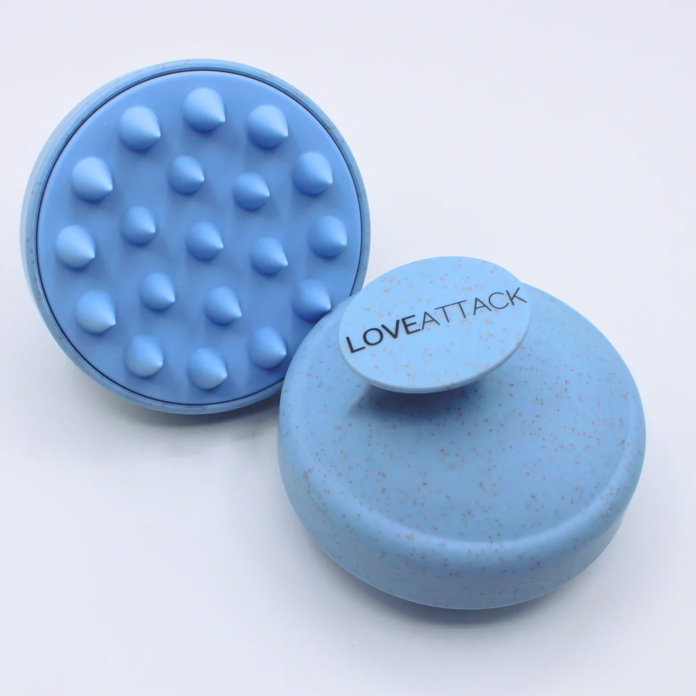 Wheat Straw + Silicone Scalp Massager Shampoo Brush - Image 7