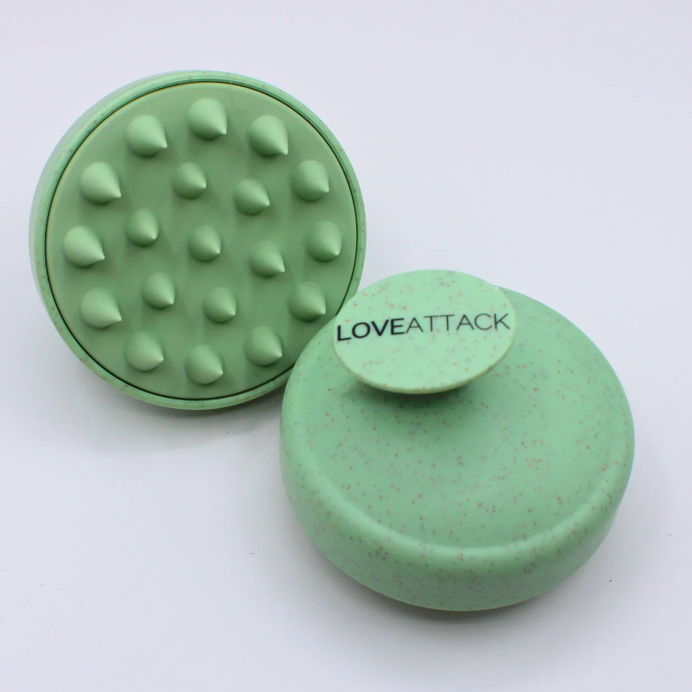 Wheat Straw + Silicone Scalp Massager Shampoo Brush - Image 9