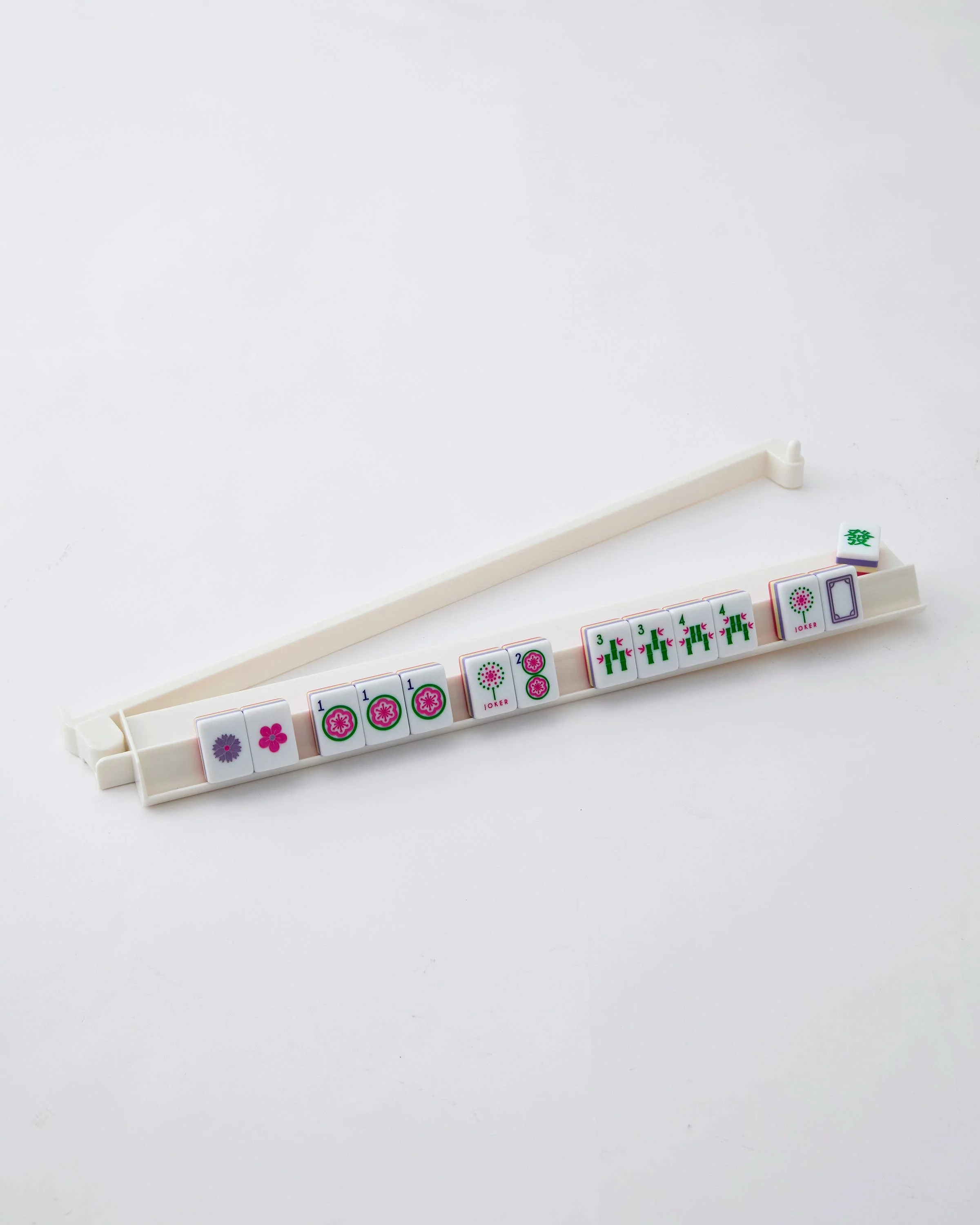 White Acrylic Rack and Pusher Set - Image 4