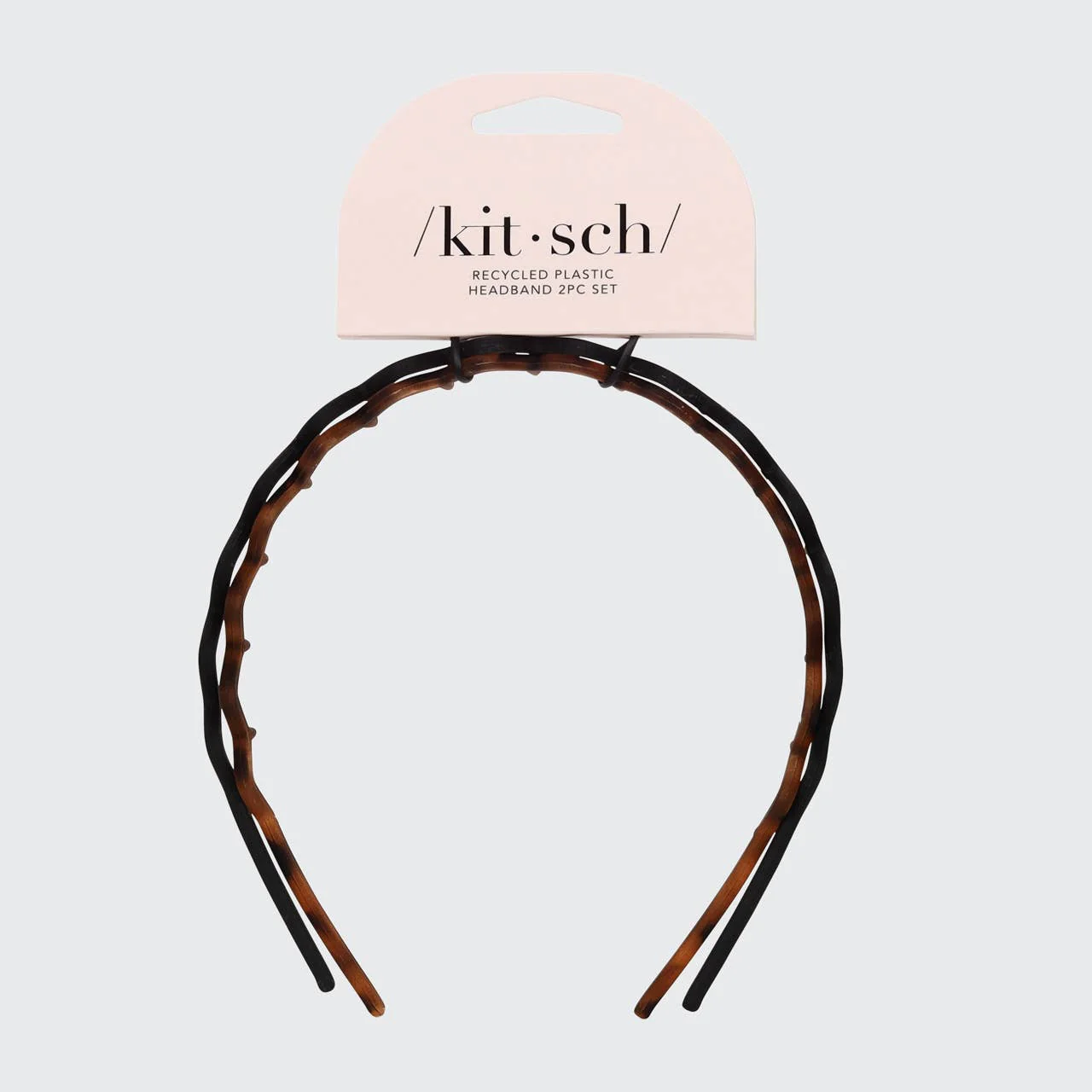Zig Zag Headband 2pc - Black & Tort - Image 6
